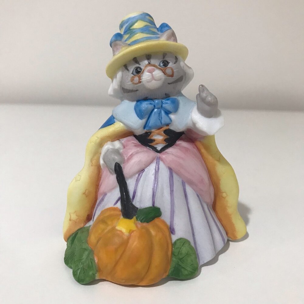 Kitty Cucumber Figurine Shackman Schmid Vintage 1990 Prunella Very Own Godmother